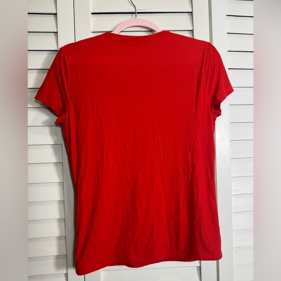 Abercrombie & Fitch Women’s Seamless Red Buttery Soft Form Fitting Size L - Picture 3 of 5